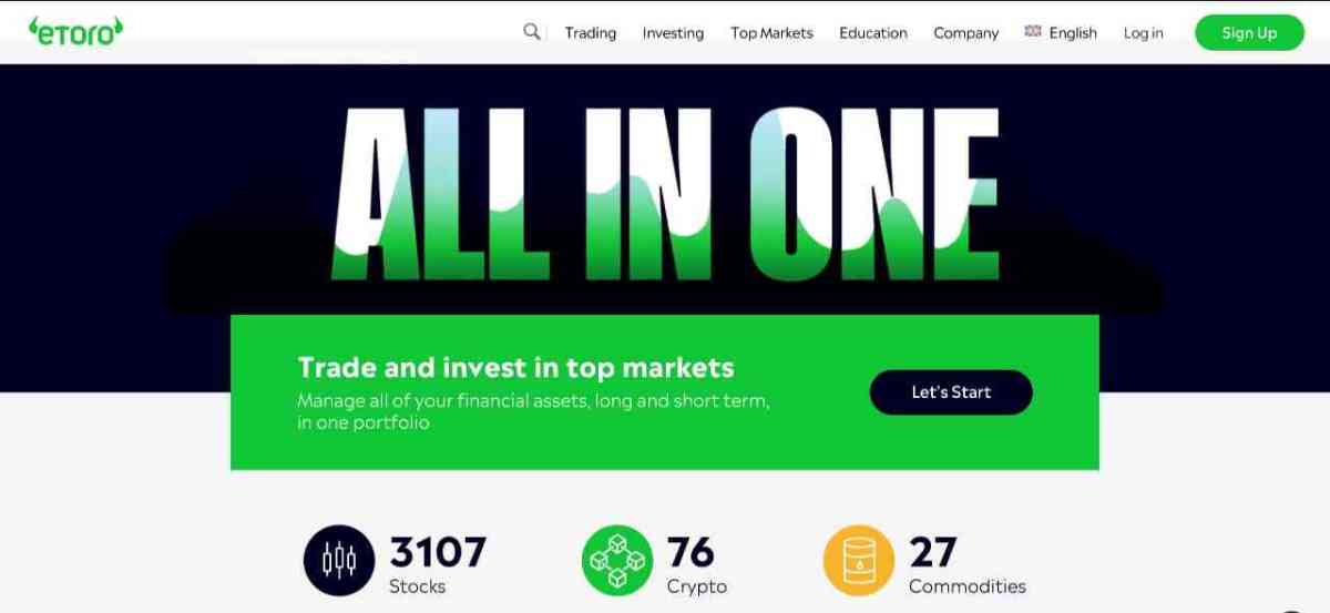 eToro broker app forex broker stock trading platform
